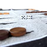 "Grey Outdoor/Travel Backgammon Set (Wood Pieces)" - Games in gray by 3rd Space by SBR