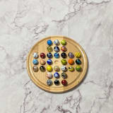 "Handmade 11" Marble Solitaire" - Games in natural by Stacee Holtby