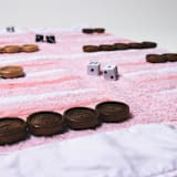 "Pink Outdoor/Travel Backgammon Set (Wood Pieces)" - Games in pink by 3rd Space by SBR