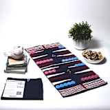 "Red, White & Blue Striped Outdoor/Travel Backgammon Set (Plastic Pieces)" - Games in blue by 3rd Space by SBR