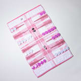 "Pink Tartan Outdoor/Travel Backgammon Set (Plastic Pieces)" - Games in pink by 3rd Space by SBR