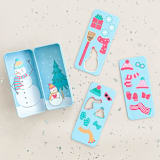 "Blizzard Buddies Magnetic Dress Up Game" - Games in blue by Jollity and Co