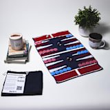 "Red, White & Blue Outdoor/Travel Backgammon Set (Plastic Pieces)" - Games in blue by 3rd Space by SBR