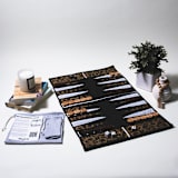"Leopard Outdoor/Travel Backgammon Set (Wood Pieces)" - Games in black by 3rd Space by SBR