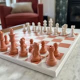 "Terracotta Chess Board Set" - Games in multicolorassorted-colors by Swift and Stone