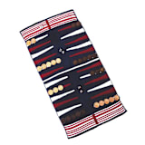 "Red, White & Blue Striped Outdoor/Travel Backgammon Set (Wood Pieces)" - Games in blue by 3rd Space by SBR