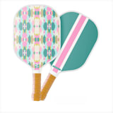 "Custom Monogram Pickleball Paddle - Belmont Green" - Games in multicolor by Clairebella