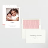 "Simple Signature" - Birth Announcements in Spruce by Emily Sabol Goss - Assembled