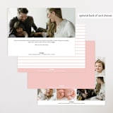 "Gossamer" - Birth Announcements in Ballet Slipper by Megan Davis - Back of Card Options