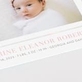 "Gossamer" - Birth Announcements in Ballet Slipper by Megan Davis - Detail