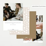 "our little sweetheart" - Birth Announcements in Fawn by Jen Tips - Back of Card Options
