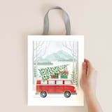 "Farmhouse" - Gift Bag Collection in Holly Berry by Multiple Artists - Big Country by Paper Sun Studio