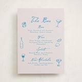 "Handdrawn little things" - Graduation Bar Signs in Sky Whispers by Cass Loh - Front