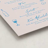 "Handdrawn little things" - Graduation Bar Signs in Sky Whispers by Cass Loh - Detail