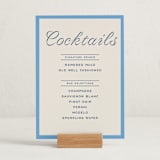 "cotillion" - Graduation Bar Signs in Bluebell by Megan Davis - In Use