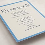 "cotillion" - Graduation Bar Signs in Bluebell by Megan Davis - Detail