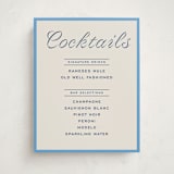 "cotillion" - Graduation Bar Signs in Bluebell by Megan Davis - Front
