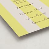 "Campania" - Graduation Bar Signs in Limone by Megan Davis - Detail