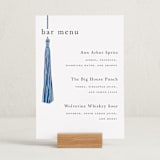 "Tassled" - Graduation Bar Signs in Cobalt by Ashlee Townsend - In Use