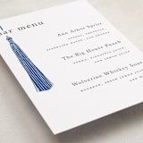 "Tassled" - Graduation Bar Signs in Cobalt by Ashlee Townsend - Detail