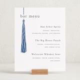 "Tassled" - Graduation Bar Signs in Cobalt by Ashlee Townsend - In Use