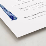 "Tassled" - Graduation Bar Signs in Cobalt by Ashlee Townsend - Detail