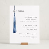 "Tassled" - Graduation Bar Signs in Cobalt by Ashlee Townsend - In Use