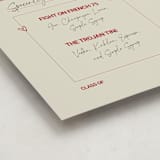 "Checklist Complete" - Graduation Bar Signs in Parchment by Zove Ahhh - Detail