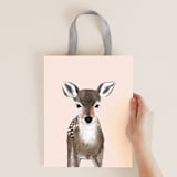 "Jolly Holiday" - Gift Bag Collection in Peppermint by Multiple Artists - Baby Deer by Cass Loh