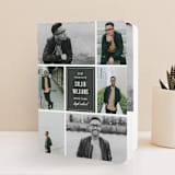 "Distinguished" - Graduation Announcements in Graphite by Sara Hicks Malone - Front