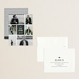 "Distinguished" - Graduation Announcements in Graphite by Sara Hicks Malone - Assembled