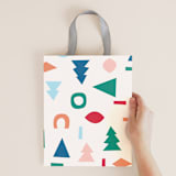 "Pop Holiday" - Gift Bag Collection in Brights by Multiple Artists - abstract minimal by Jen Florentine