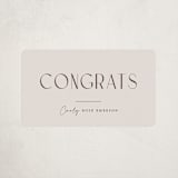 "Let's Celebrate" - Graduation Stickers in Elegant by Orasie - Front