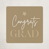 "Pretty Party" - Graduation Stickers in Sunshine by Teju Reval - Front