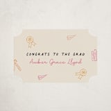 "Iconic" - Graduation Stickers in Fruitloop by Vera Lim - Front