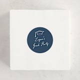 "Graduation doodles" - Graduation Stickers in Navy by Stacey Meacham - In Use