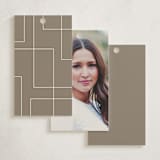 "Carlisle" - Graduation Favor Tags in Latte by Deynaaz Daraei - Back of Card Options