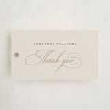 "Livia" - Graduation Favor Tags in Cream by Jelena Vuletic - Front