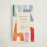 "Grad Party" - Graduation Favor Tags in Confetti by Pixel and Hank - Front