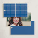 "Celebrate the Grad" - Graduation Favor Tags in Azure by Louise Kay - Back of Card Options