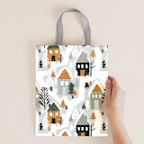 "Winter Delight" - Gift Bag Collection in Eggnog by Multiple Artists - Festive Village by Iveta Angelova