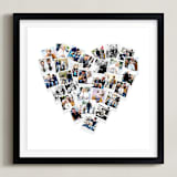 "Heart Snapshot Float Mount Black Frame" - Float Mounted Framed Photo in Black Frame by Minted - Front