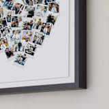 "Heart Snapshot Float Mount Black Frame" - Float Mounted Framed Photo in Black Frame by Minted - Frame Detail