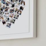 "Heart Snapshot Float Mount White Frame" - Float Mounted Framed Photo in White Frame by Minted - Frame Detail
