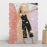 "It's Party Time" - Graduation Party Invitations in Quartz by Kristie Kern - Front