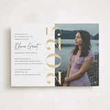 "Pretty Party" - Graduation Party Invitations in Sunshine by Teju Reval - Front