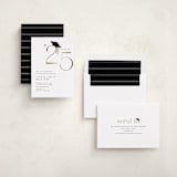"Cap and year" - Graduation Party Invitations in Cotton by Stacey Meacham - Assembled