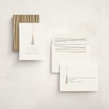 "Turning the Tassel" - Graduation Party Invitations in Pearl by Katy Shen - Assembled
