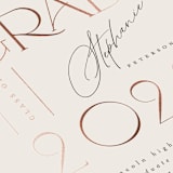 "Cordially" - Graduation Party Invitations in Cream by Ana de Sousa - Detail