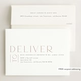 "Cordially" - Graduation Party Invitations in Cream by Ana de Sousa - FREE Recipient Addressing